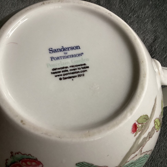 SANDERSON FOR PORTMEIRION PORCELAIN GARDEN TEAPOT - Picture 8 of 9